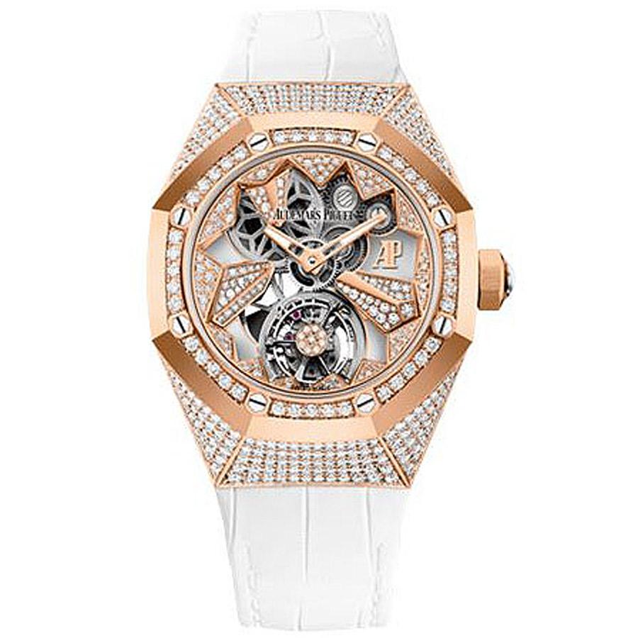 Audemars Piguet Limited Edition Royal Oak Concept Flying Tourbillon 38mm 26227OR Openworked Diamond Dial