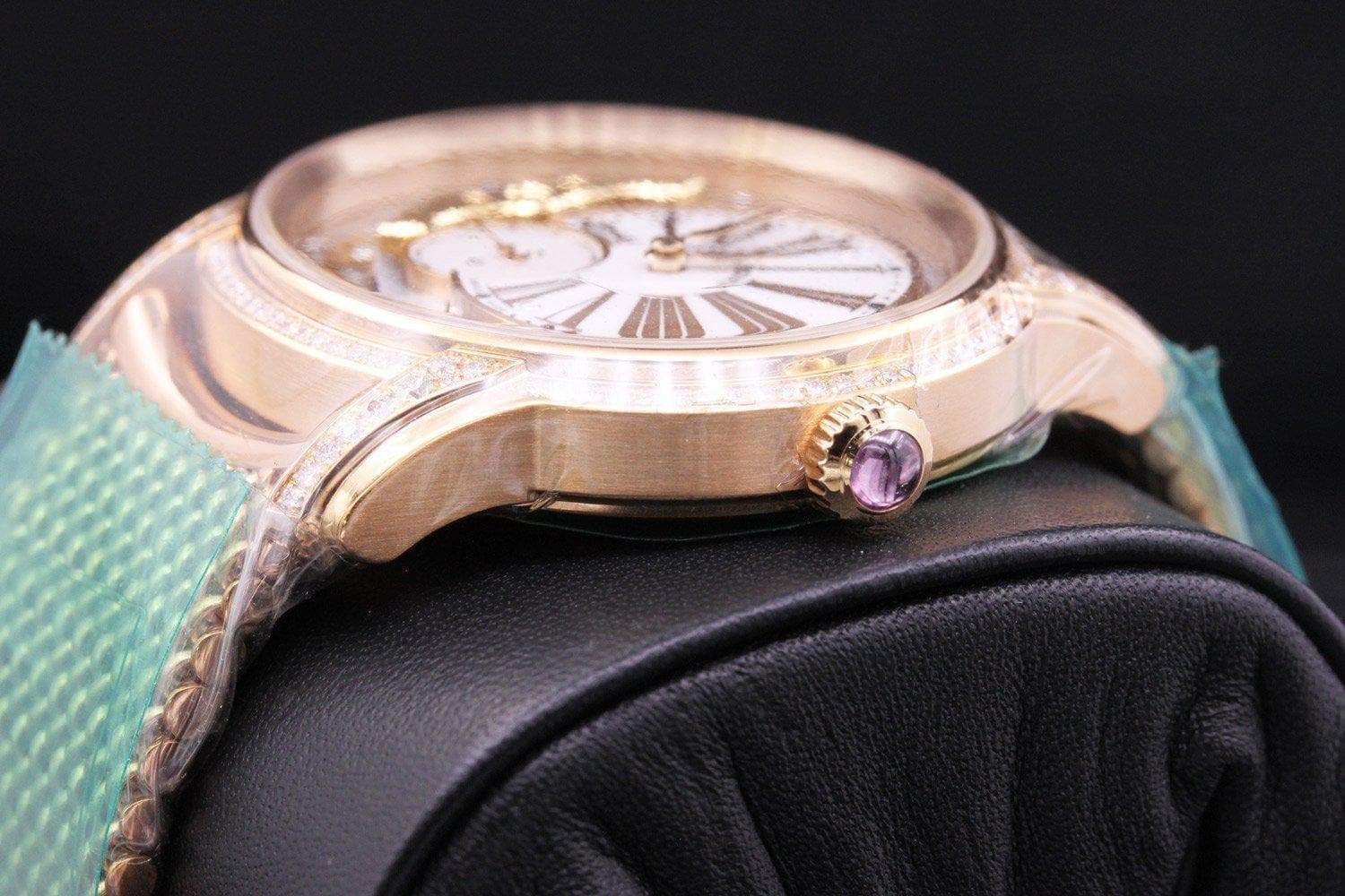 Audemars Piguet Millenary Hand-Wound 39mm 77247OR Openworked/Mother of Pearl Dial