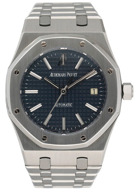 Audemars Piguet Royal Oak 15300ST Blue Dial Mens Watch