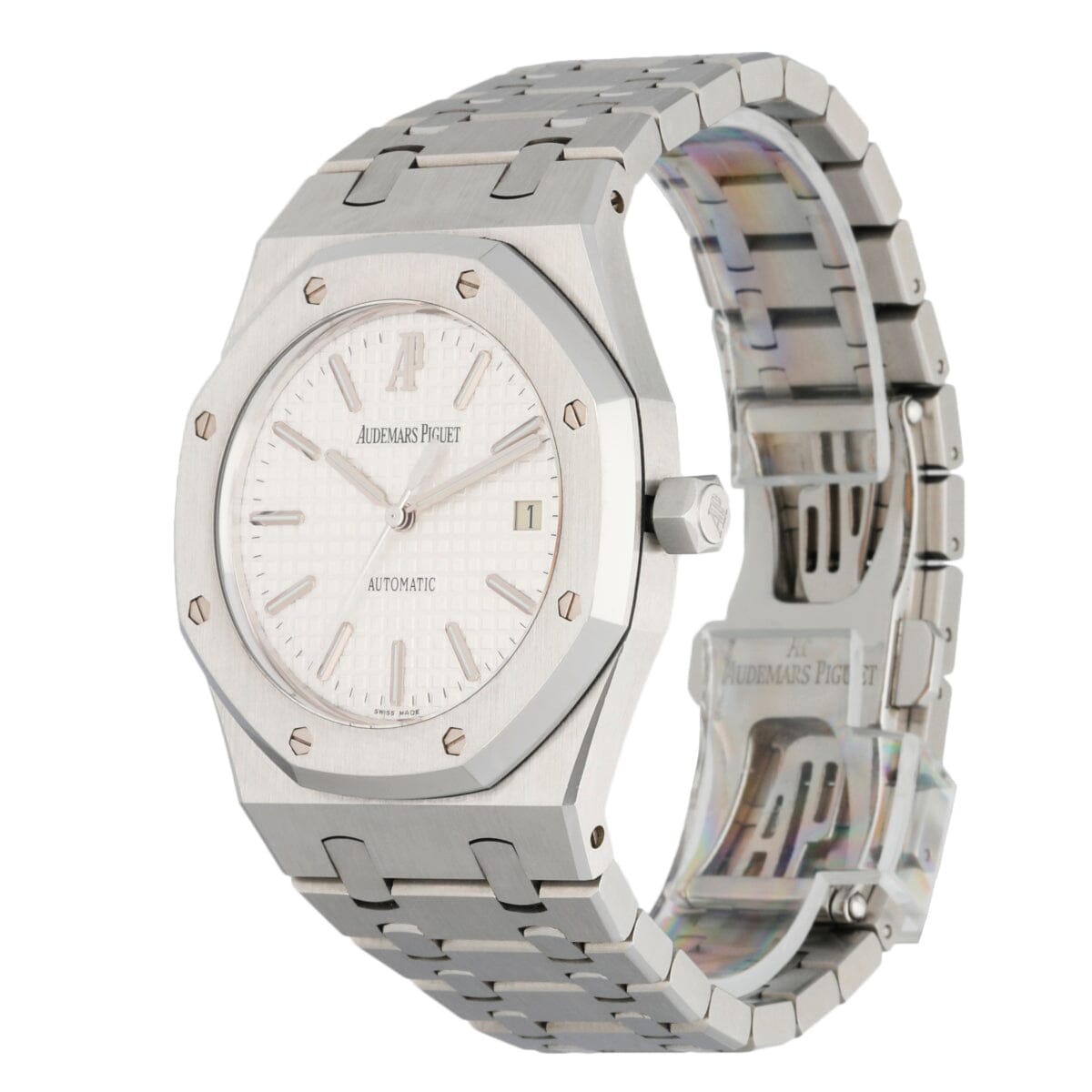 Audemars Piguet Royal Oak 15300ST White Dial Steel Mens Watch