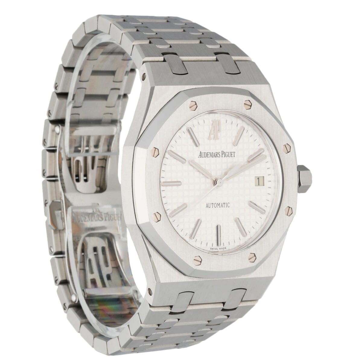 Audemars Piguet Royal Oak 15300ST White Dial Steel Mens Watch