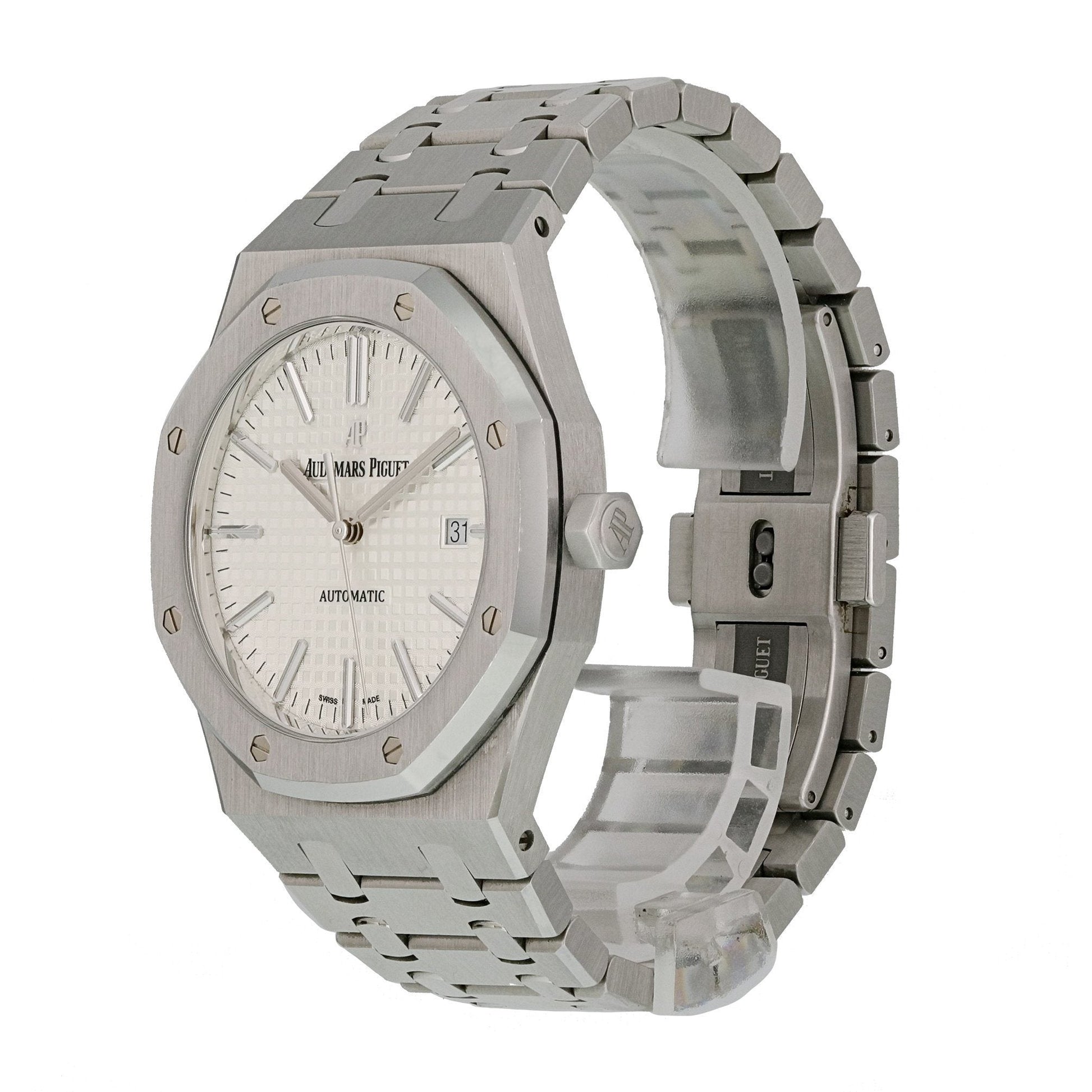 Audemars Piguet Royal Oak 15400ST.OO.1220ST.02 Men Watch Box Papers