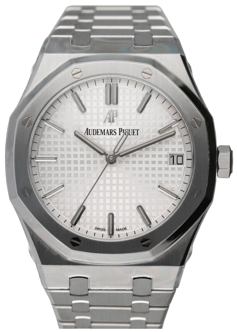 Audemars Piguet Royal Oak 15500ST Silver Dial Mens Watch Box Papers