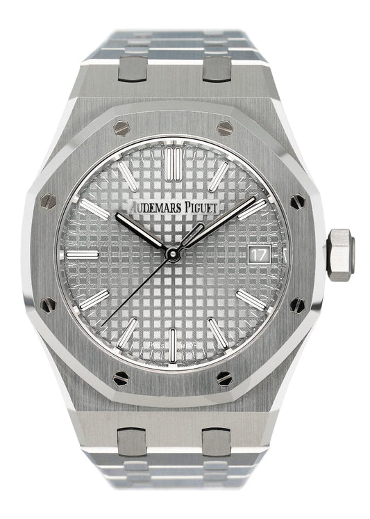 Audemars Piguet Royal Oak 15550ST Gray Dial Mens Watch Box Papers