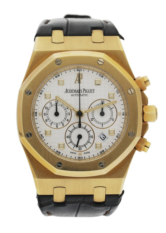 Audemars Piguet Royal Oak 26022BA 18K Yellow Gold Chronograph Men's Watch