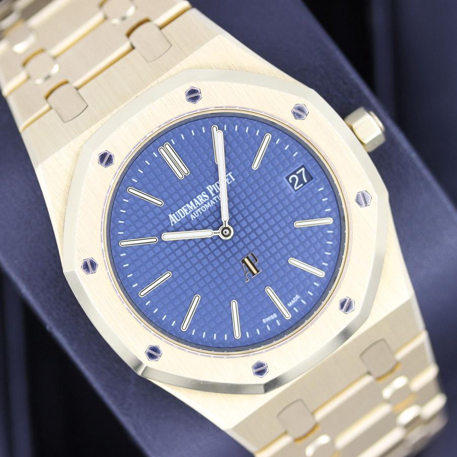 Audemars Piguet Royal Oak "Jumbo" Extra-Thin 39mm 15202BA Blue Dial Pre-Owned