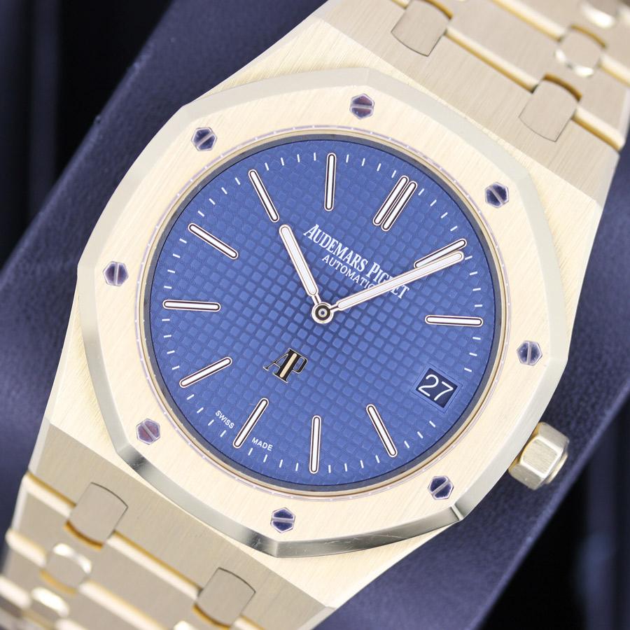 Audemars Piguet Royal Oak "Jumbo" Extra-Thin 39mm 15202BA Blue Dial Pre-Owned