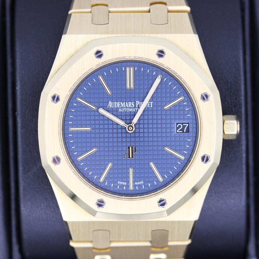 Audemars Piguet Royal Oak "Jumbo" Extra-Thin 39mm 15202BA Blue Dial Pre-Owned