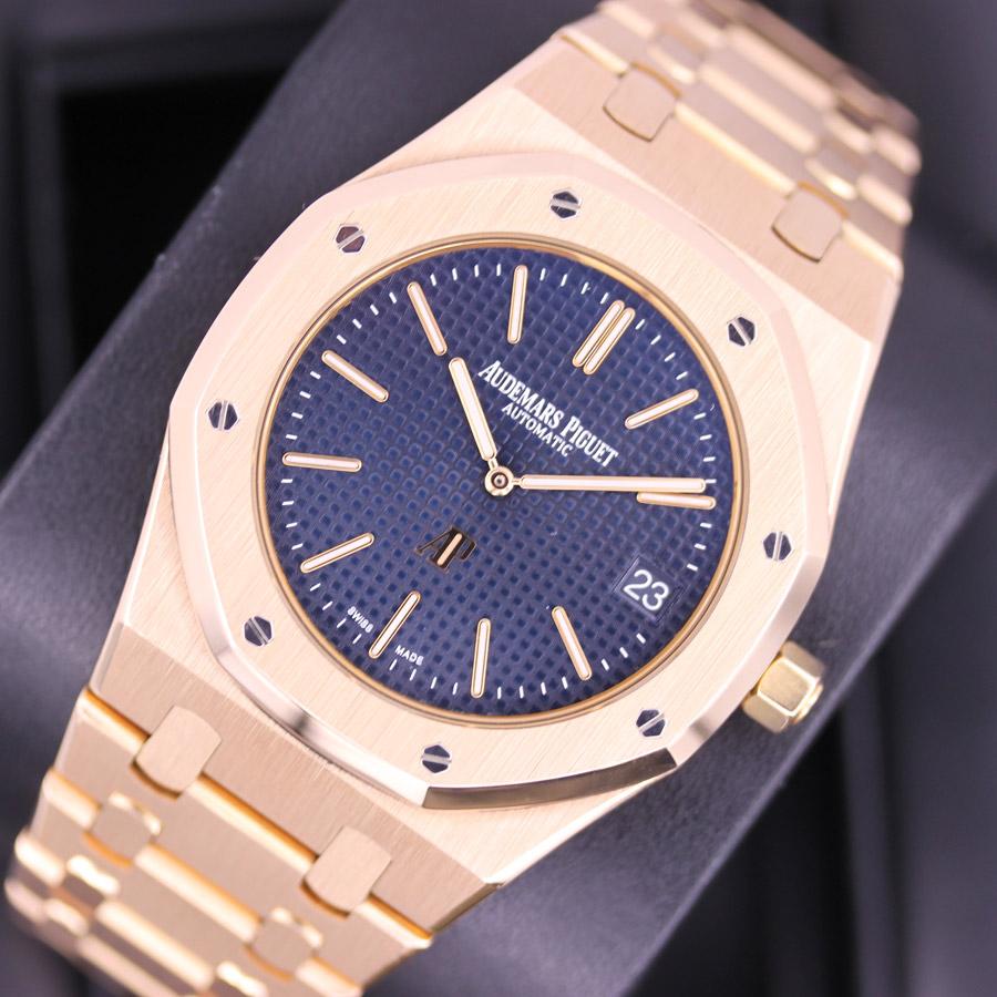 Audemars Piguet Royal Oak "Jumbo" Extra-Thin 39mm 15202OR Blue Dial Pre-Owned