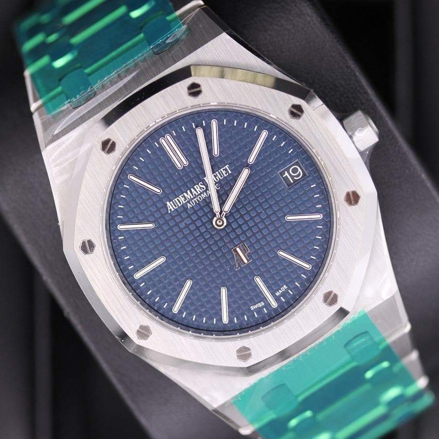 Audemars Piguet Royal Oak "Jumbo" Extra-Thin 39mm 15202ST.OO.1240ST.01 Blue Dial