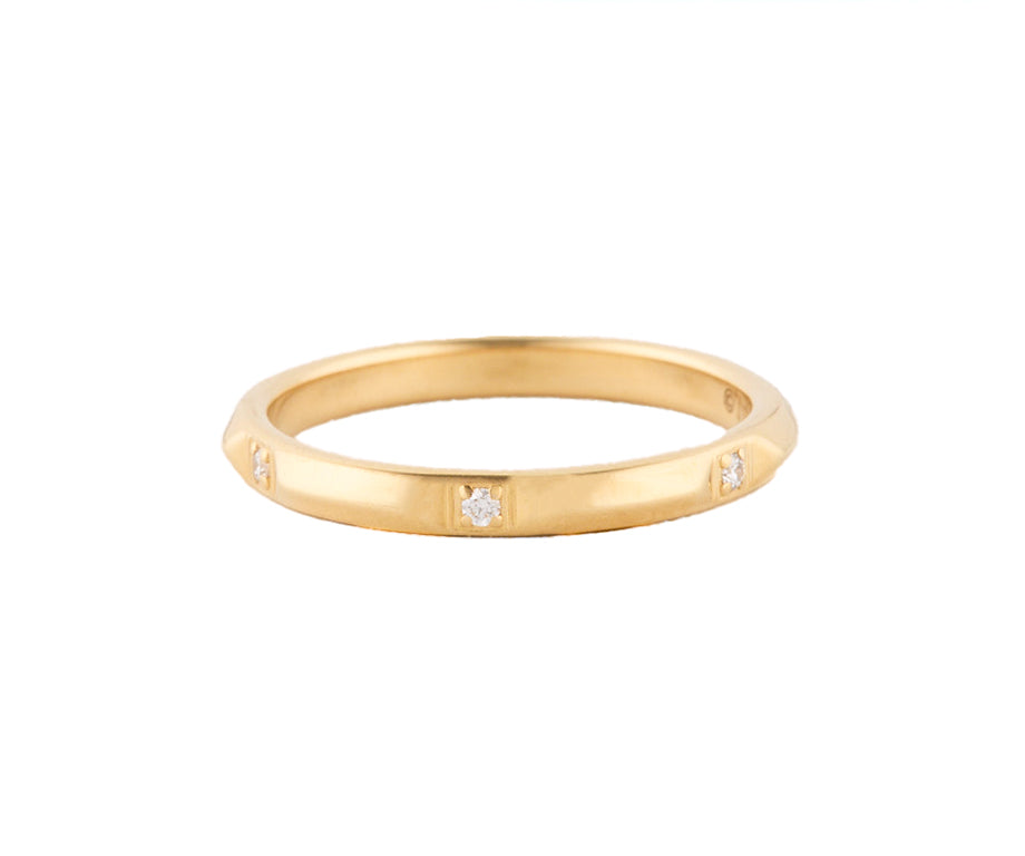 Tiffany & Co. 0.05ctw Diamond True Band Ring in 18K