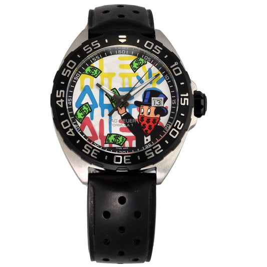 Tag Heuer Formula 1 WAZ1119 Alec Monopoly 41mm Stainless Steel Watch