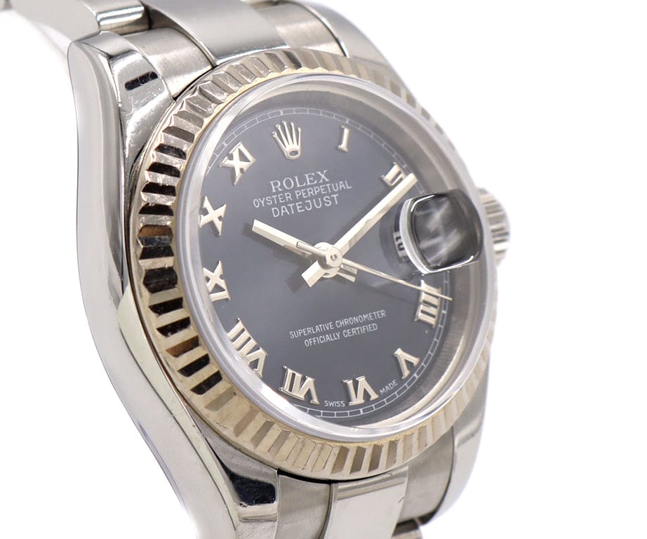 2005 Rolex Datejust 179174 26MM Blue Dial Ladies Watch