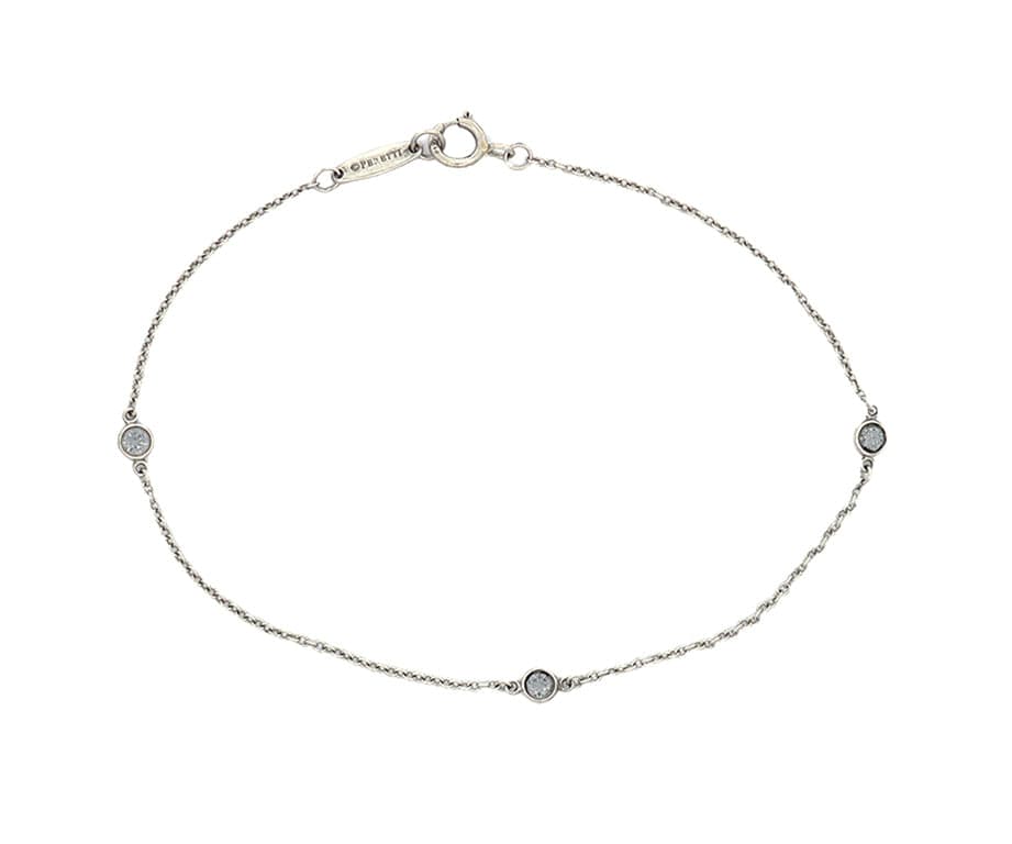 Tiffany & Co. Elsa Peretti 0.15ctw Diamond by the Yard Bracelet in Platinum