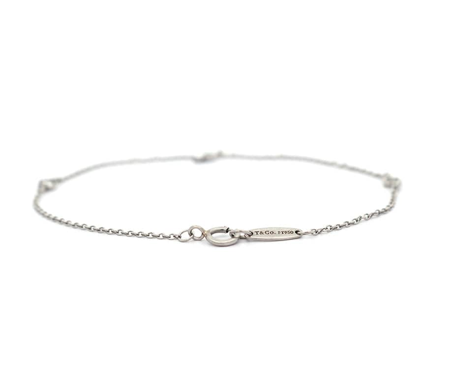 Tiffany & Co. Elsa Peretti 0.15ctw Diamond by the Yard Bracelet in Platinum