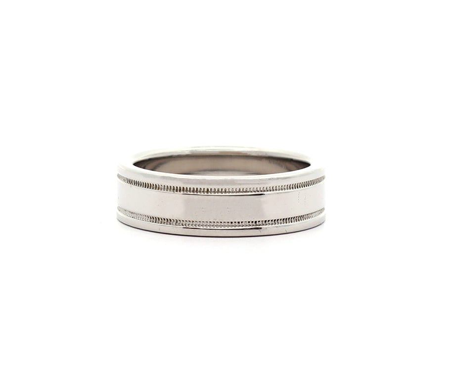 Tiffany & Co. Together Milgrain Band Ring in Platinum