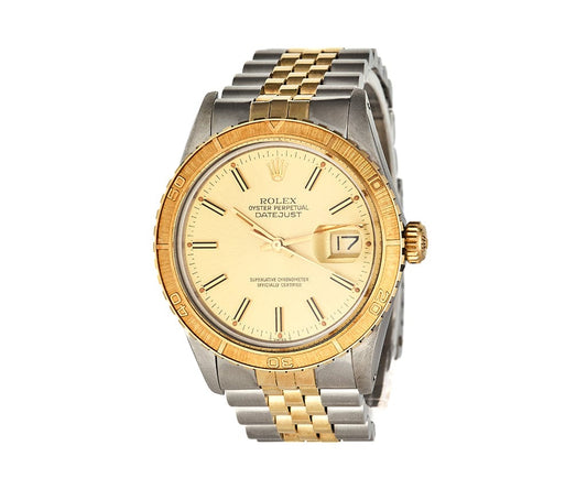 1980 Rolex Datejust 16253 36MM Champagne Dial Watch