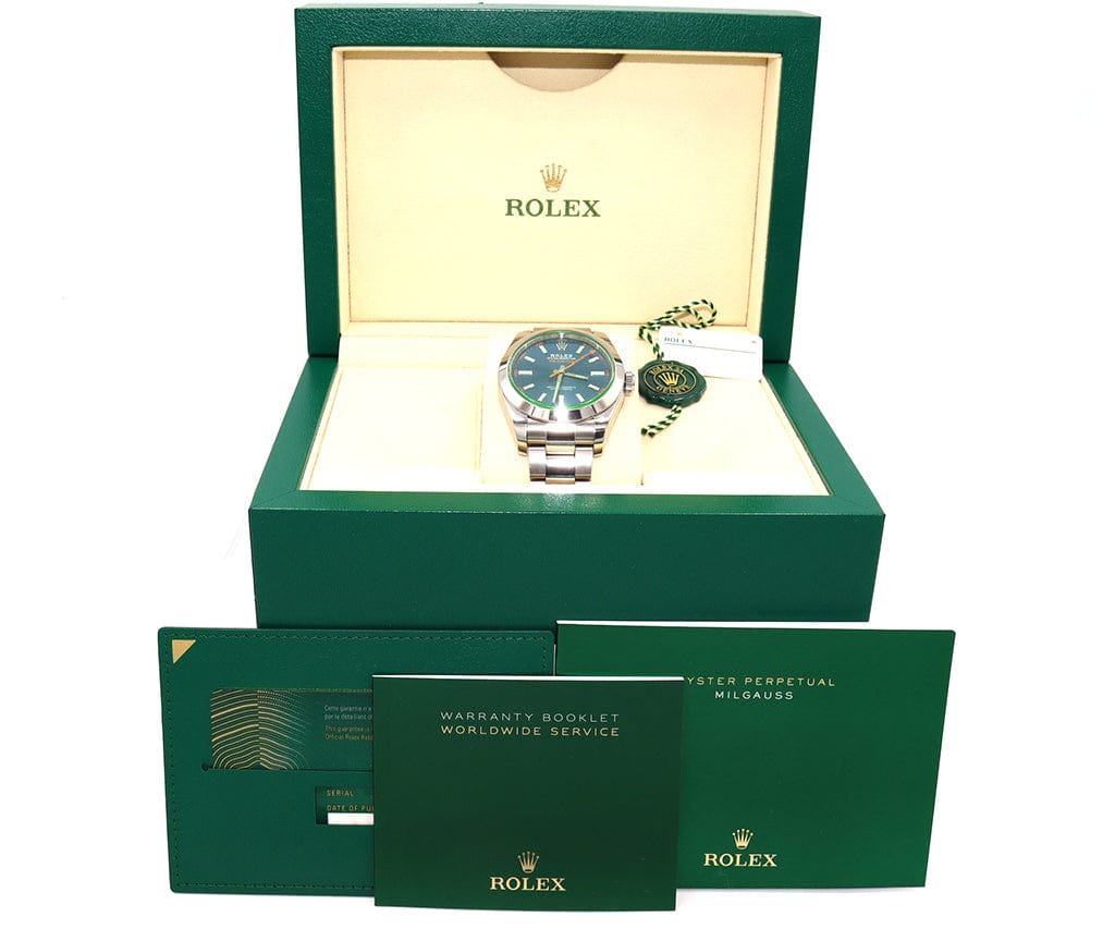 2020 Rolex Milgauss 116400 40MM Blue Dial Men's Watch