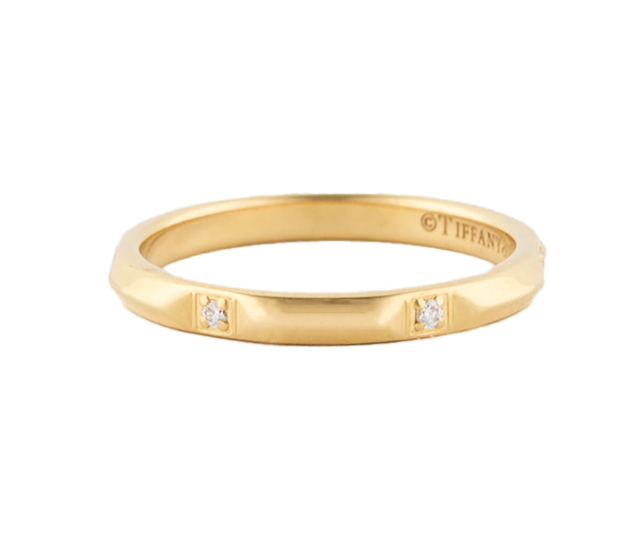 Tiffany & Co. 0.05ctw Diamond True Band Ring in 18K