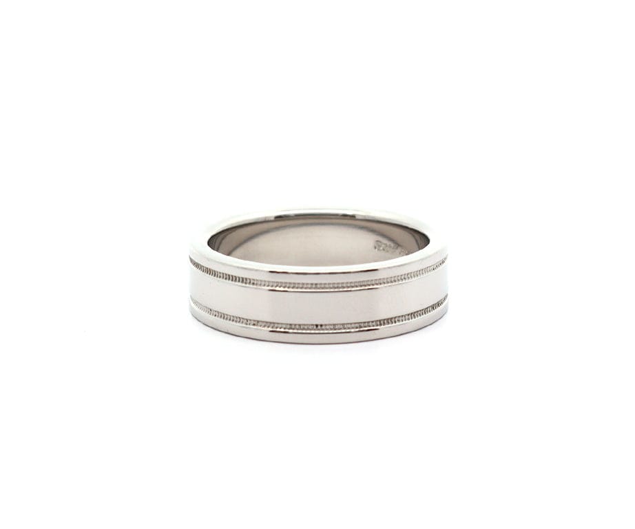 Tiffany & Co. Together Milgrain Band Ring in Platinum