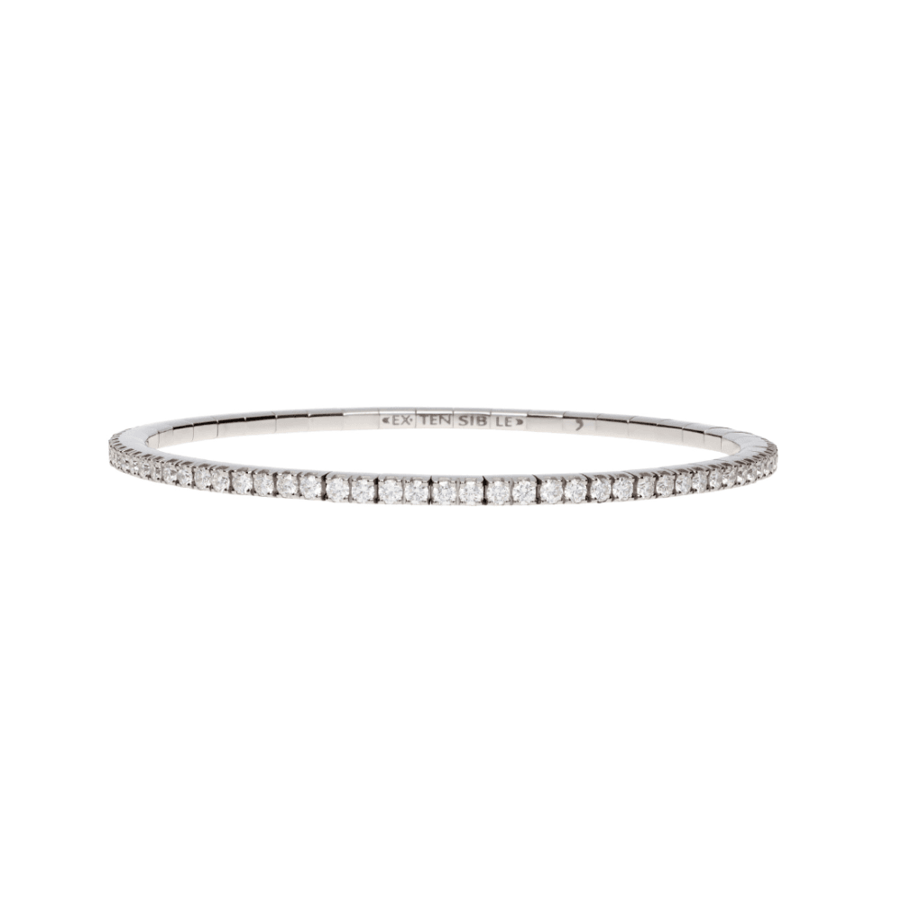 18K White Gold Diamond Bracelet