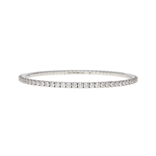 18K White Gold Diamond Bracelet