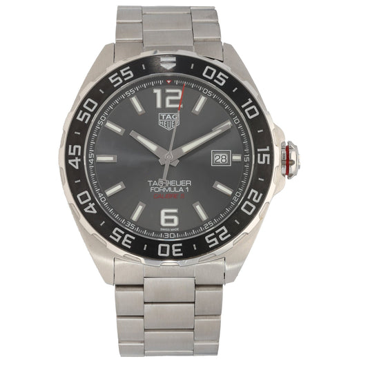 Tag Heuer Formula 1 WAZ2011 43mm Stainless Steel Watch