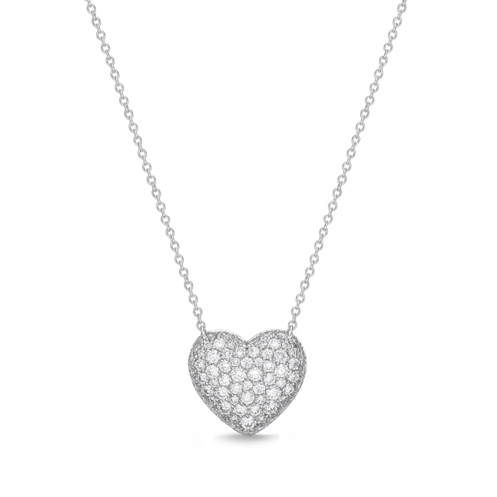 18K White Gold Diamond Necklace