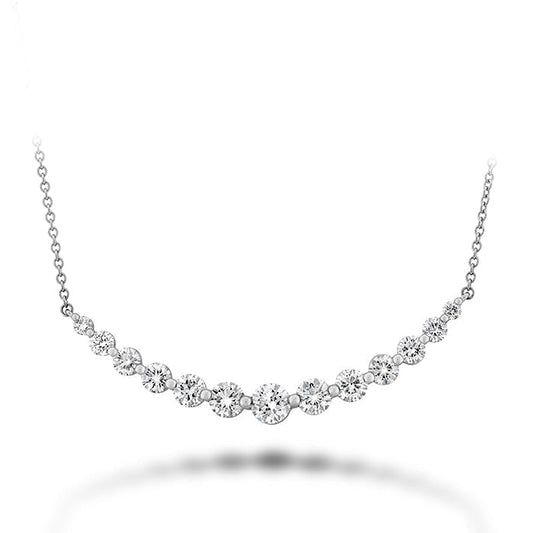 18K White Gold Diamond Necklace