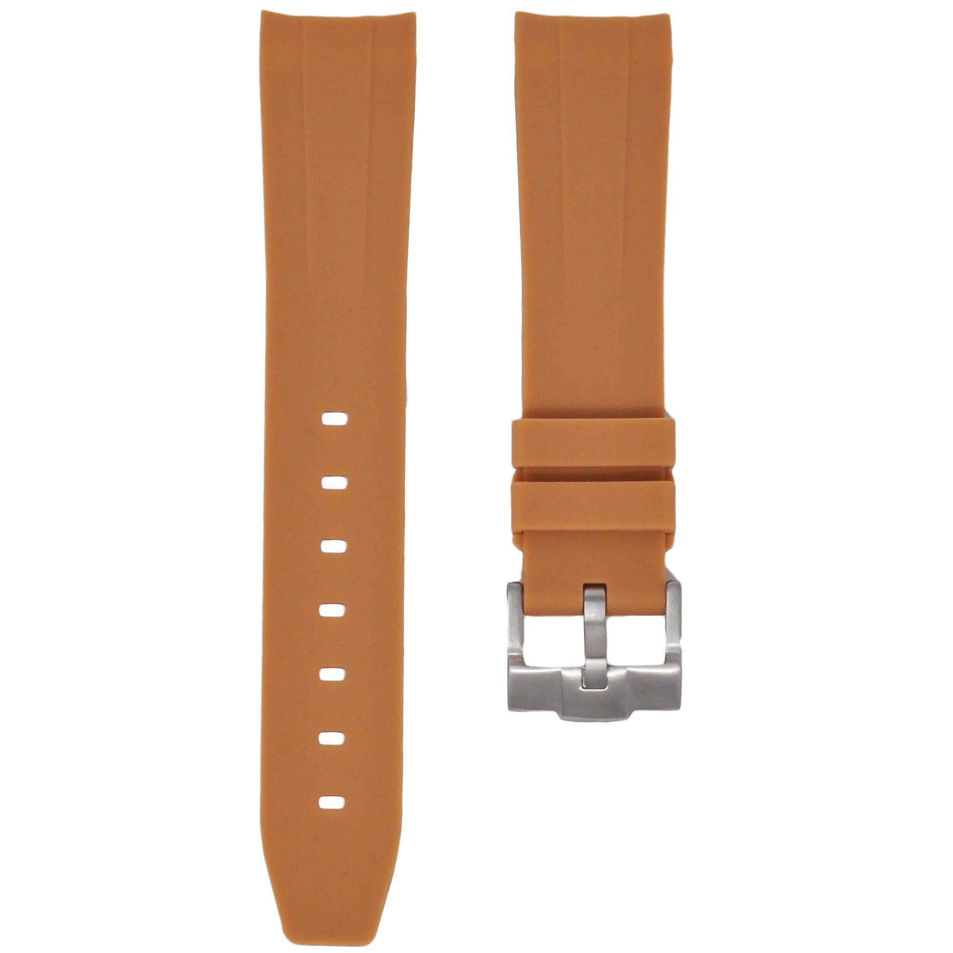 Tan Rubber Strap 20mm