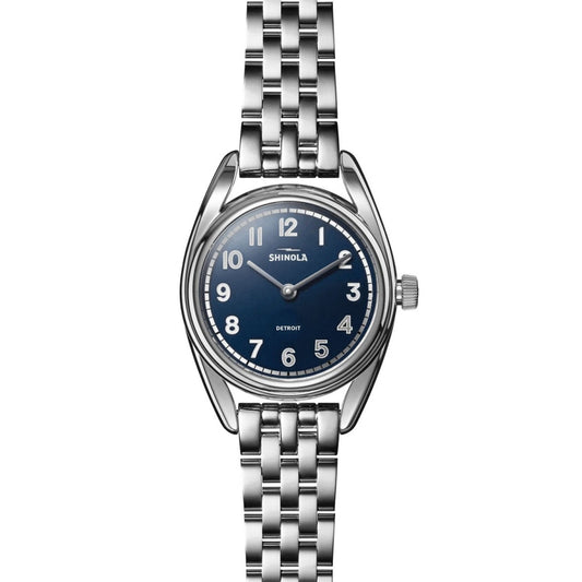 The Derby Navy Dial Silver-Tone Stainless Steel Watch, 30mm - S0120242330