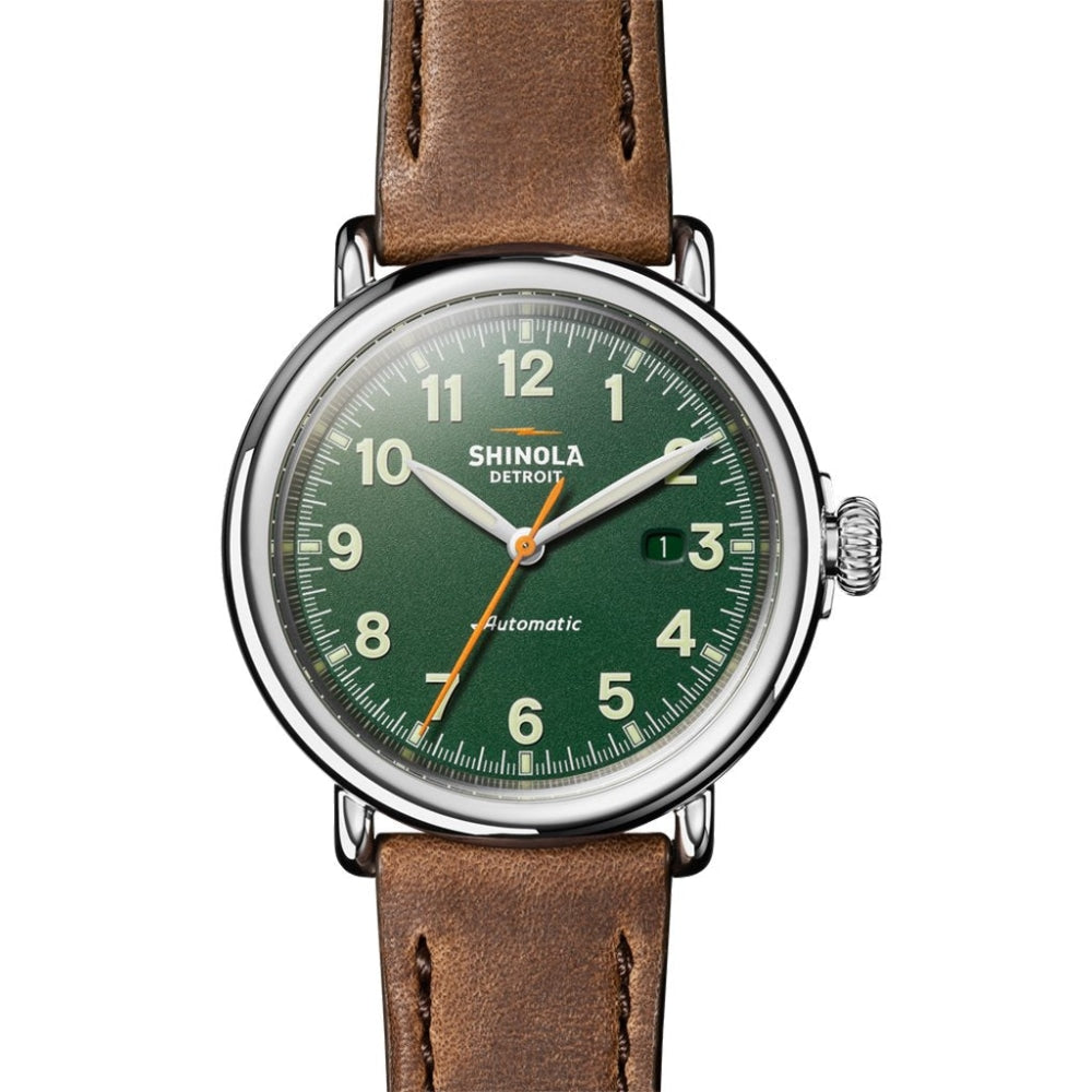 The Runwell Automatic 45mm Green Matte Dial Mens Watch - S0120183141