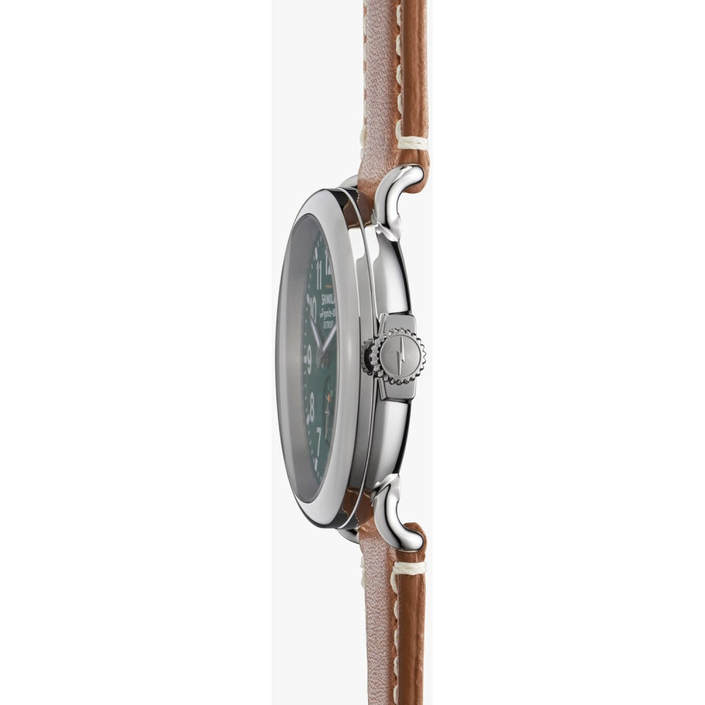 The Runwell Green Dial Largo Tan Watch, 41mm - S0100026