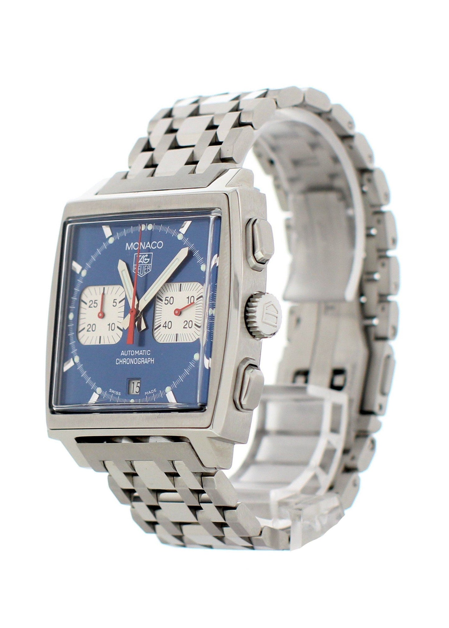 Tag Heuer Monaco CW2113 Chronograph Mens Watch