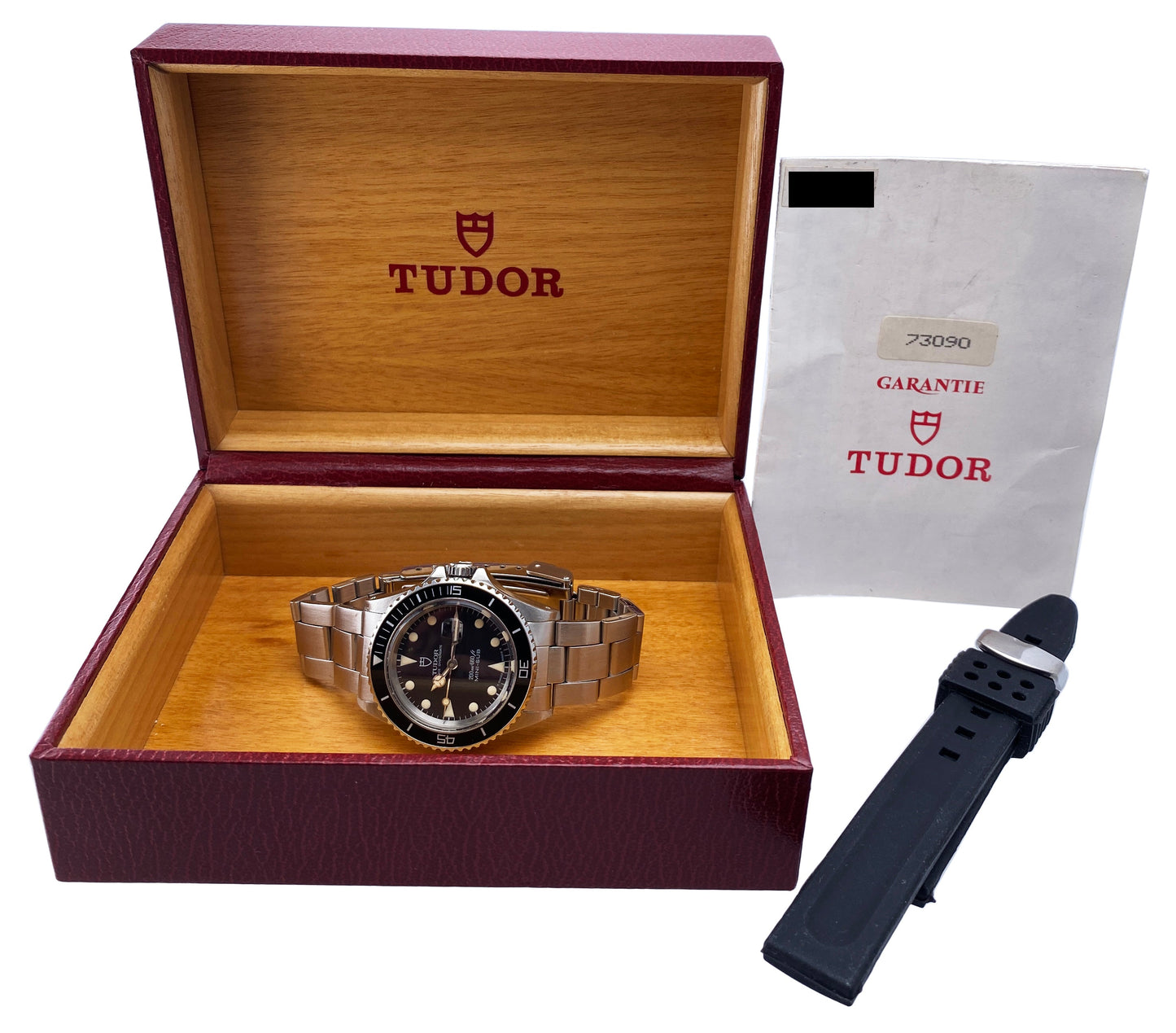 Tudor Mini-Sub 73090 Stainless Steel Watch Box Papers