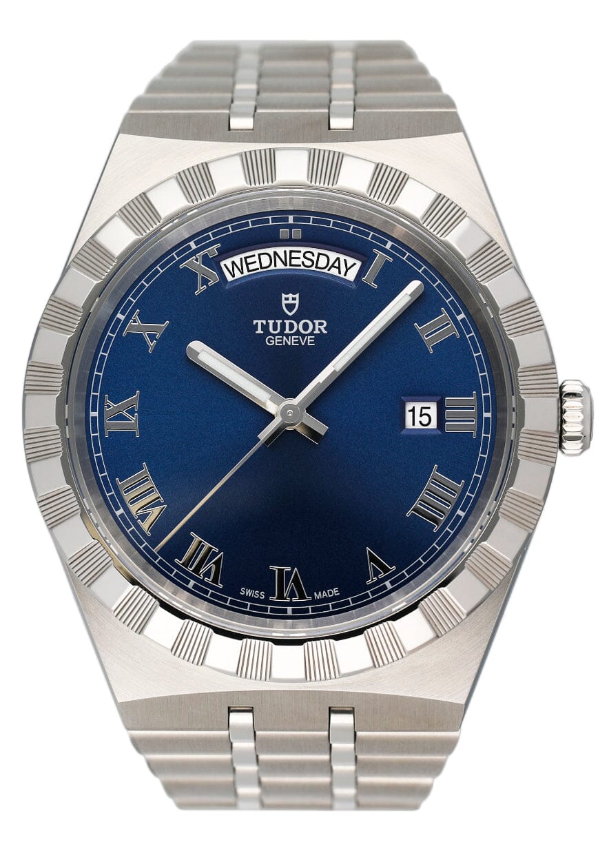 Tudor Royal 28600 Blue Dial Mens Watch Box Papers