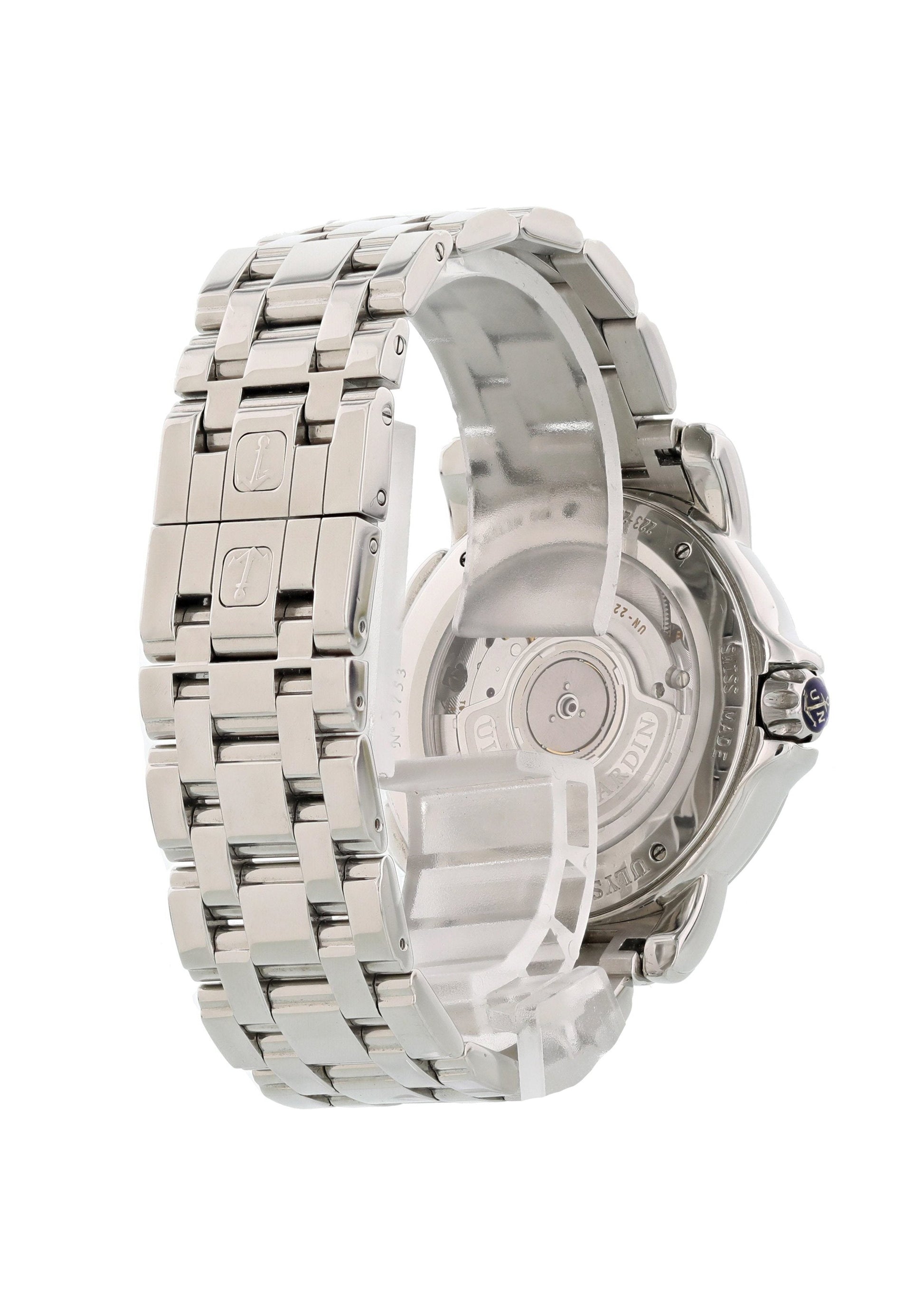 Ulysse Nardin Big Date GMT 223-22 Mother of Pearl Ladies Watch