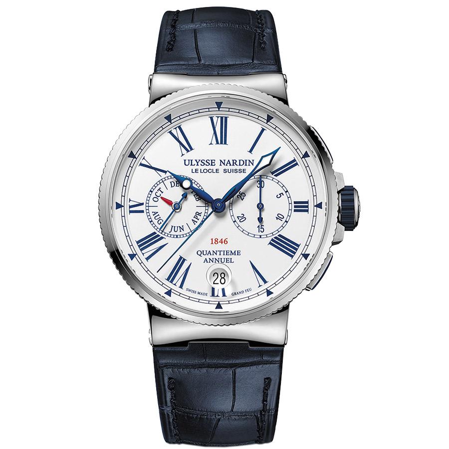 Ulysse Nardin Marine Chronograph 43mm 1533-150/E0 White Dial