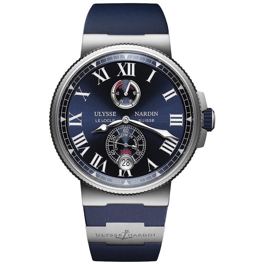 Ulysse Nardin Marine Chronometer 45mm 1183-122-3/43 Blue Dial