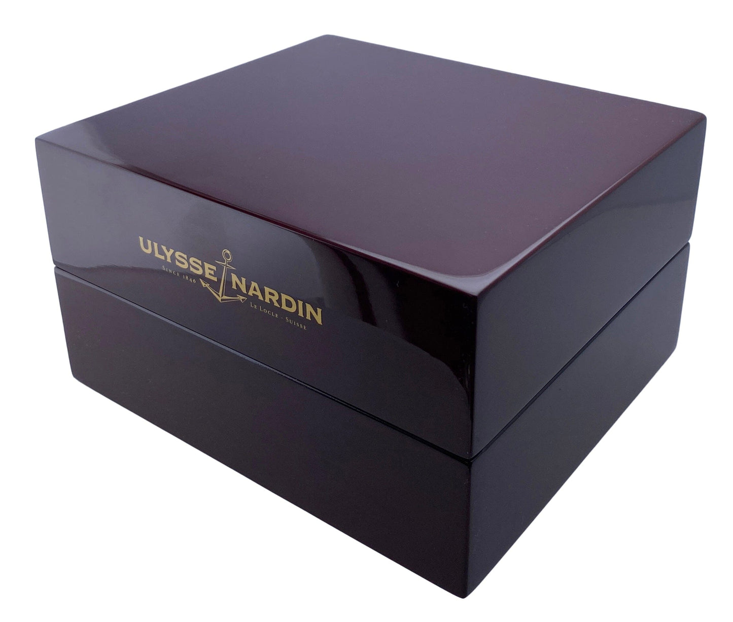 Ulysse Nardin Marine Diver 263-33 Burgundy Dial Mens Watch Box Paper