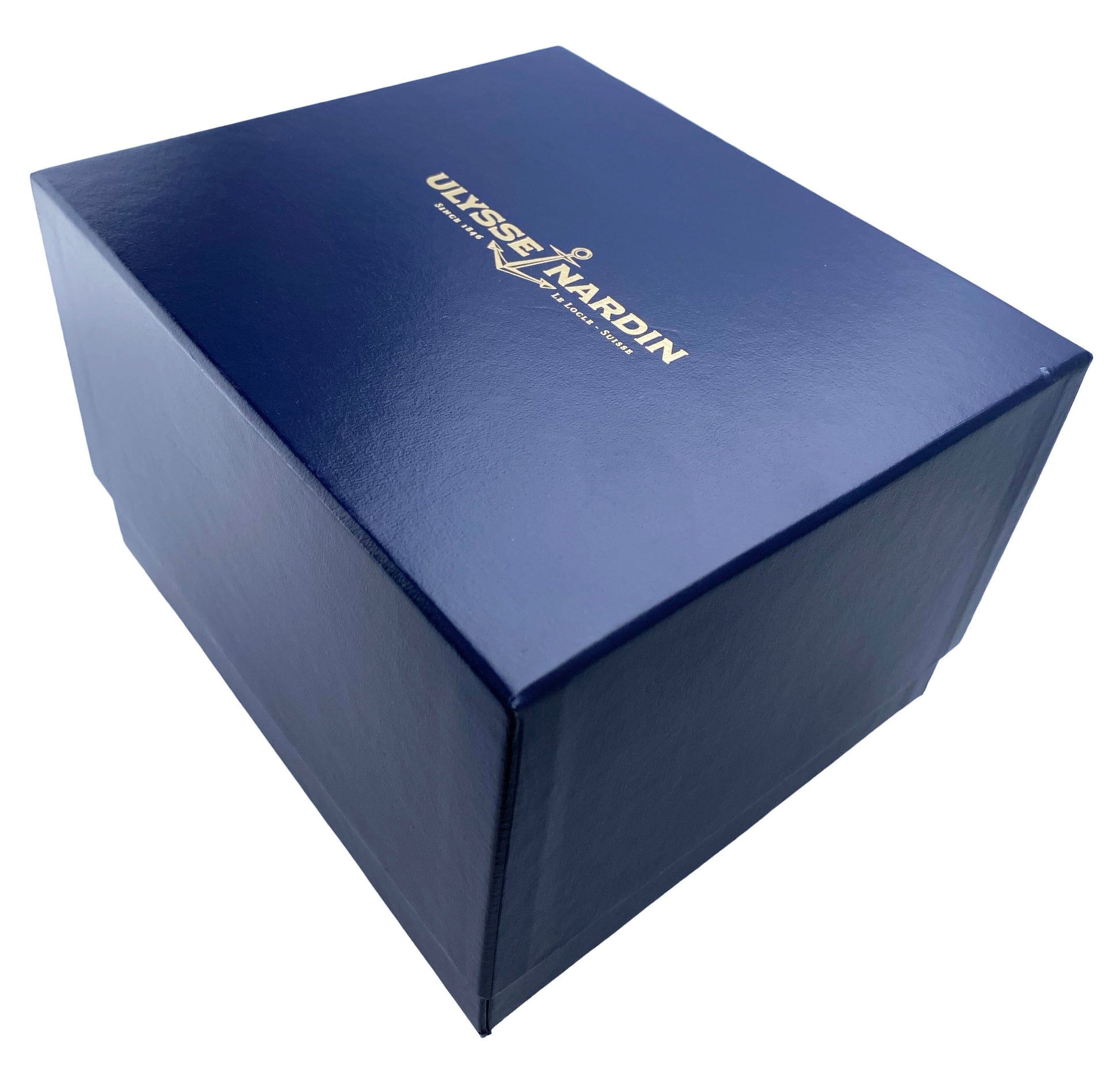 Ulysse Nardin Maxi Marine Chronometer 266-66 Blue Dial Mens Watch Box Papers