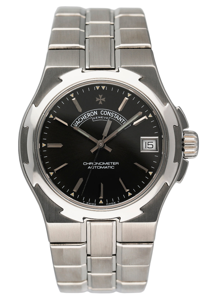 Vacheron Constantin Overseas 42050 Black Dial Stainless Steel Watch