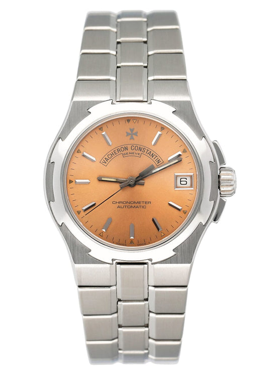 Vacheron Constantin Overseas 42050 Salmon Dial Stainless Steel Watch