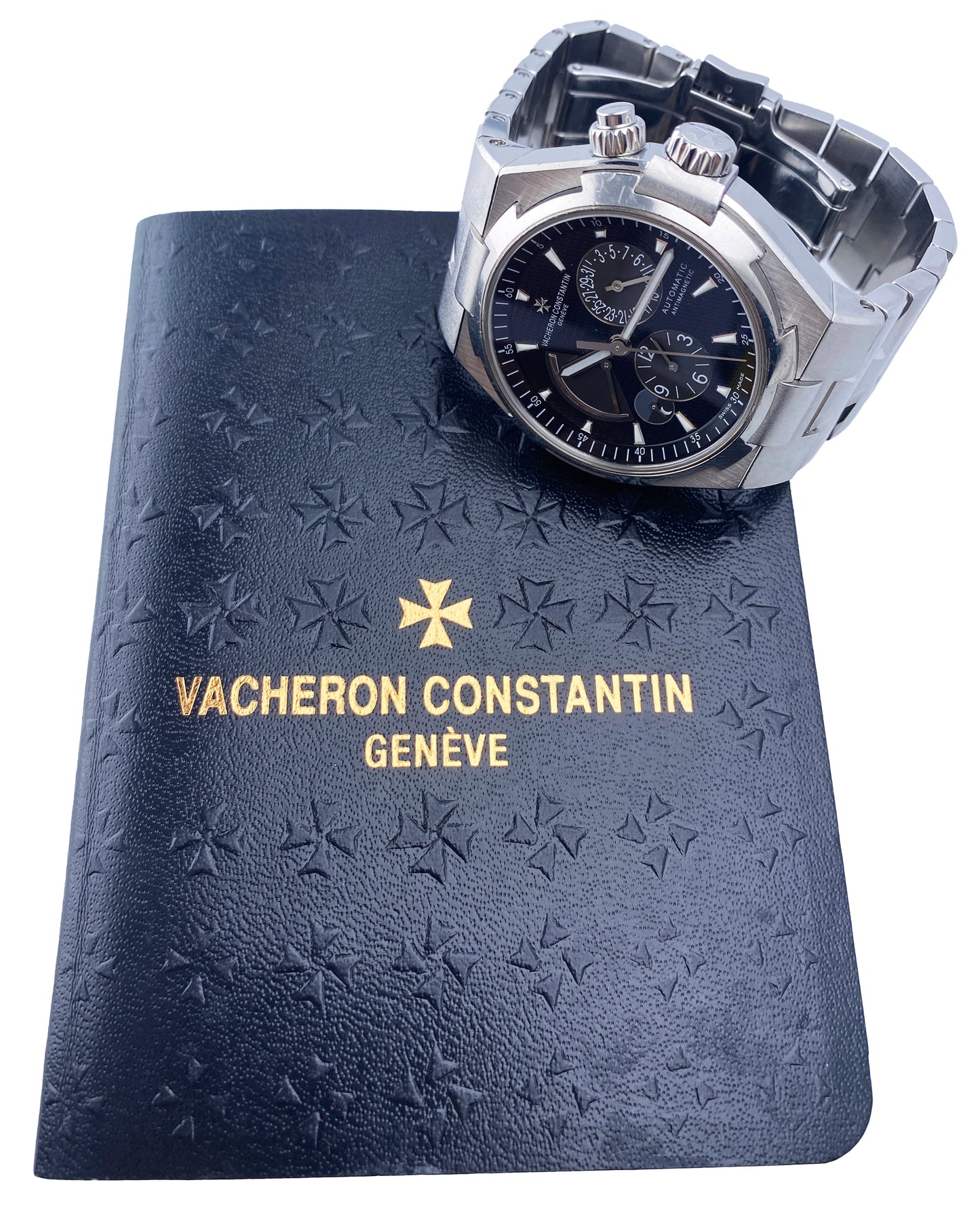 Vacheron Constantin Overseas 47450 Dual Time Mens Watch With Papers