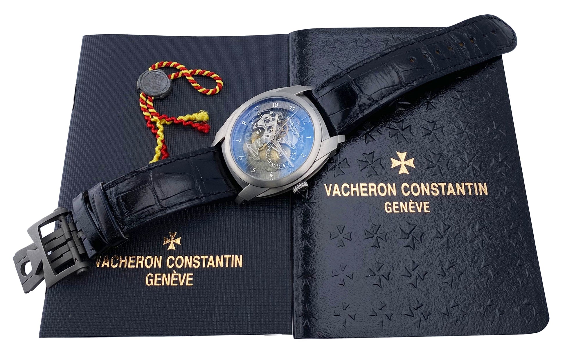 Vacheron Constantin Quai de l'Ile 85050/000T-9341 Skeleton Mens Watch Box Papers