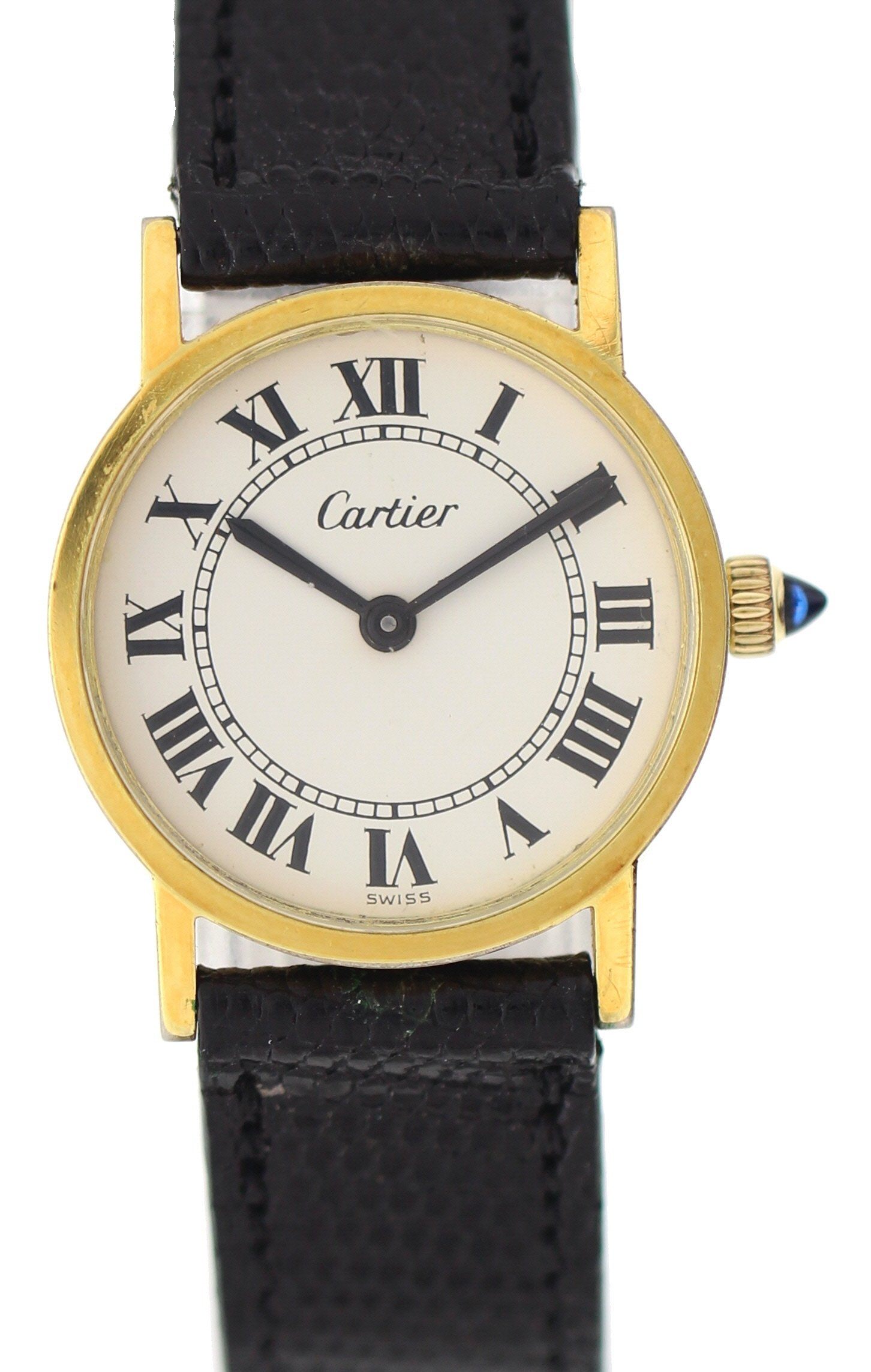 Vintage Cartier Argent Paris Ladies Watch