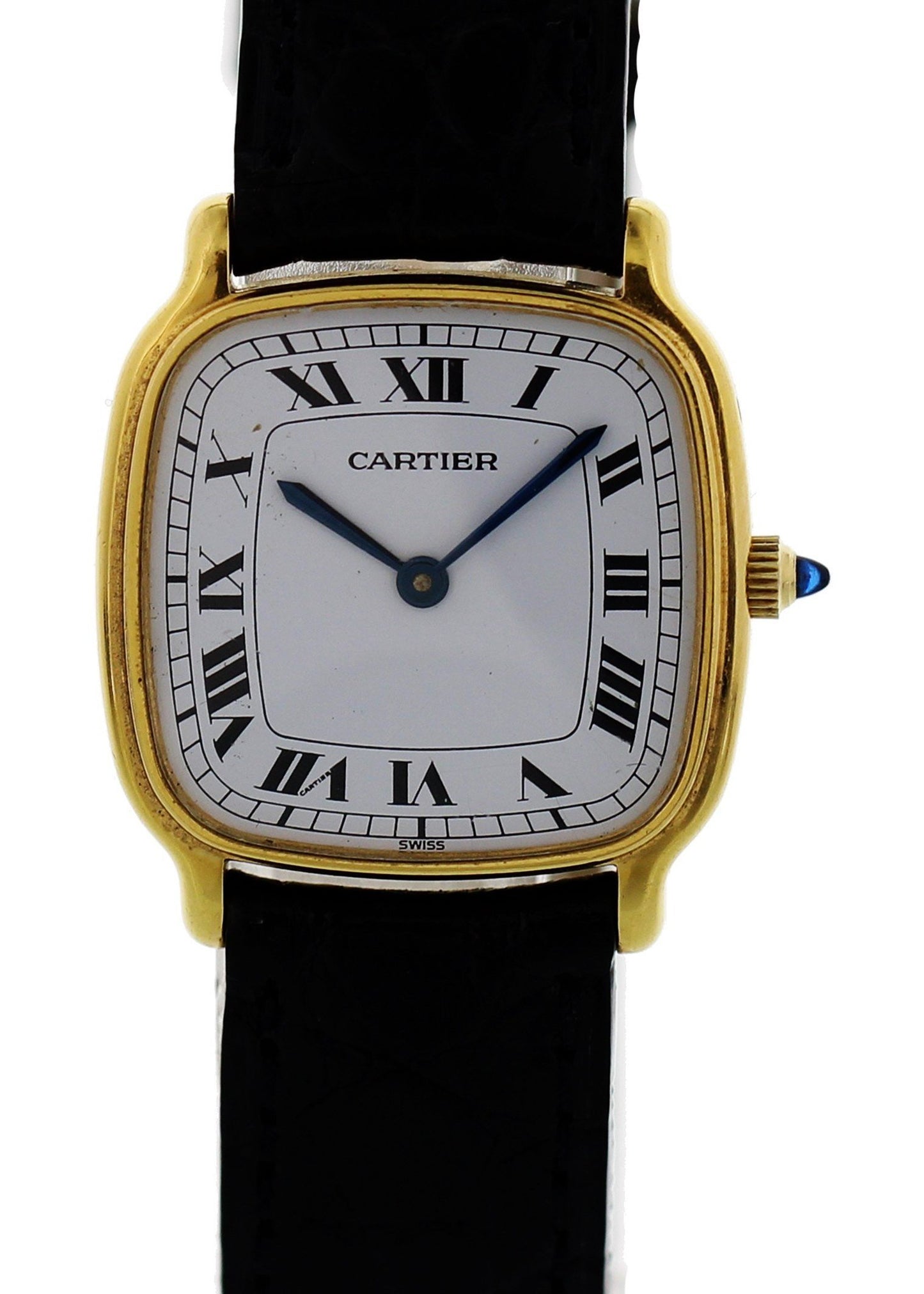 Vintage Cartier Paris 18K Yellow Gold Watch