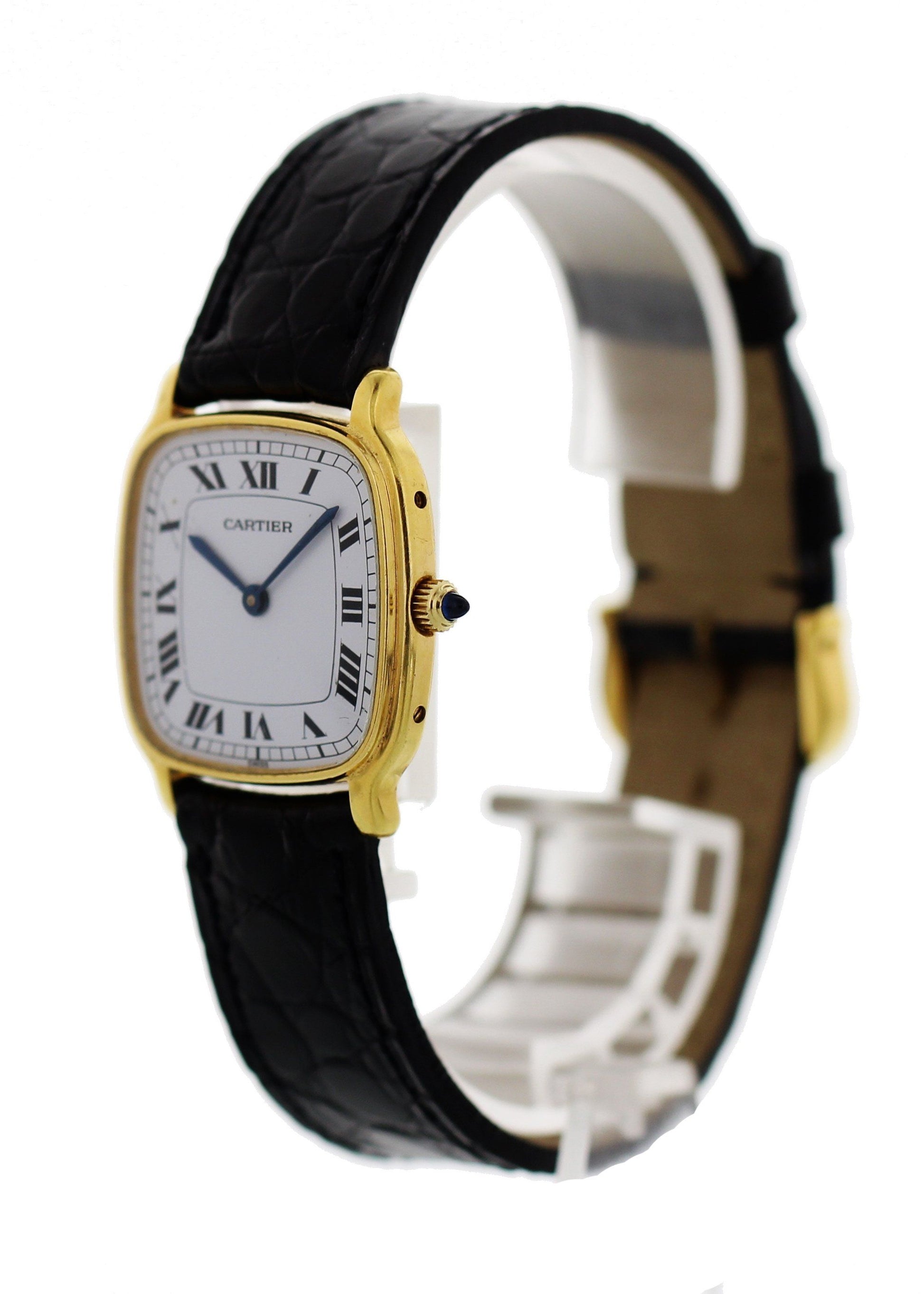 Vintage Cartier Paris 18K Yellow Gold Watch