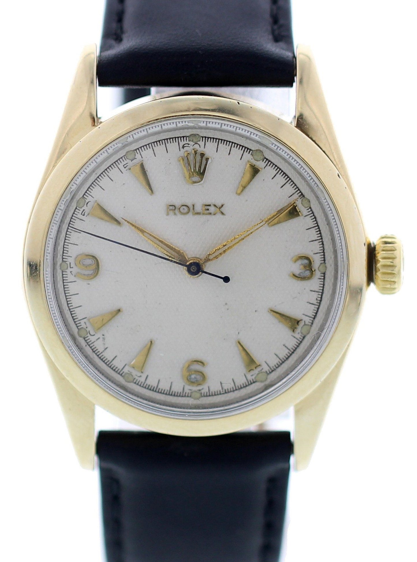 Vintage Rolex Oyster Perpetual Gold Shell Bubble Back 6334