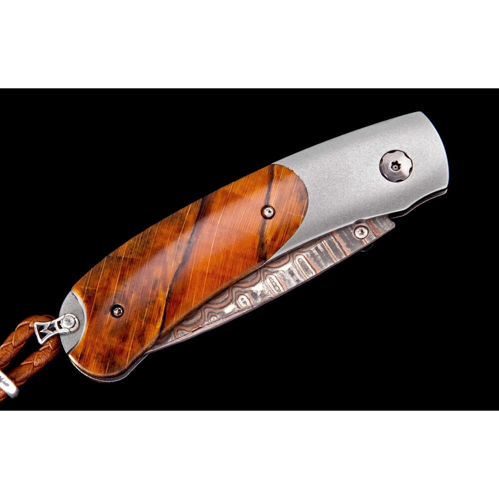 William Henry Pocket Knife B09 ORANGE WAVE